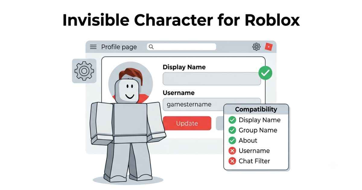 Invisible Character for Roblox