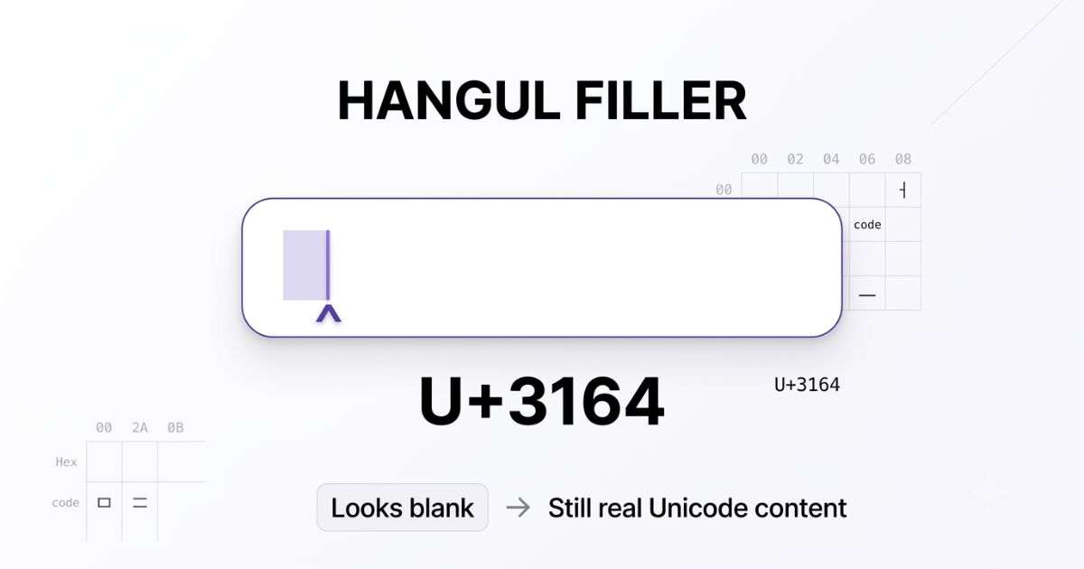 Hangul Filler